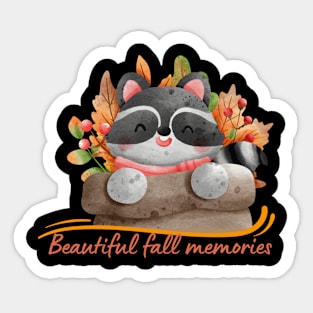 Beautiful Fall Memories Sticker